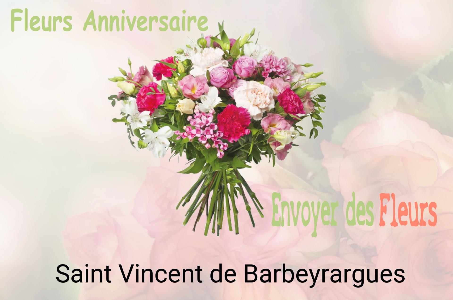 Bouquet de fleurs d’anniversaire livré à Saint-Vincent-de-Barbeyrargues